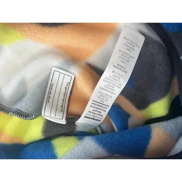 $89 Patagonia's Kid's Lightweight Synchilla Snap-T Frontera Endless Blue M (10)
